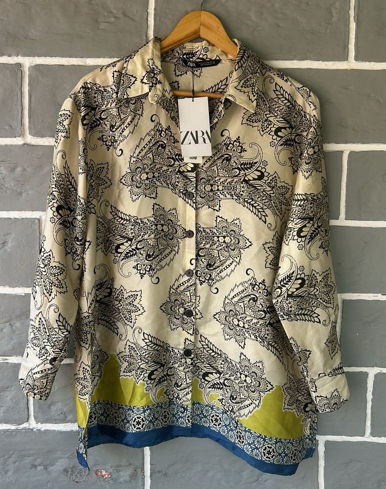 Zara Printed Shirt - New with Tag