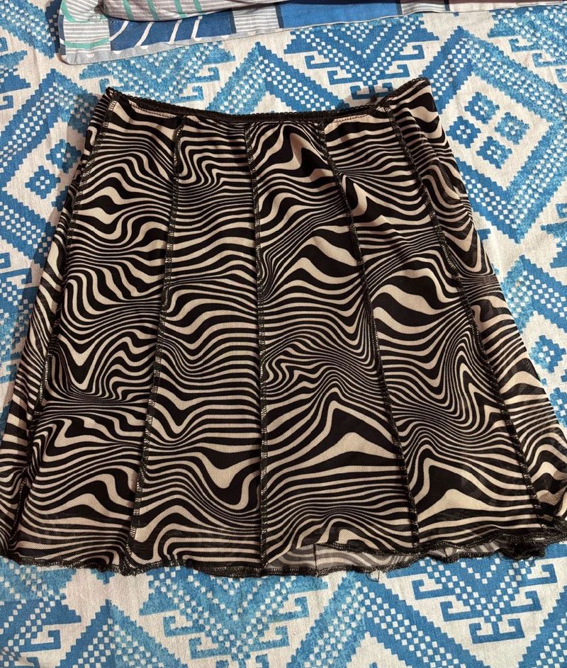 Combo Y2k Skirt Nd Top H&amp;m