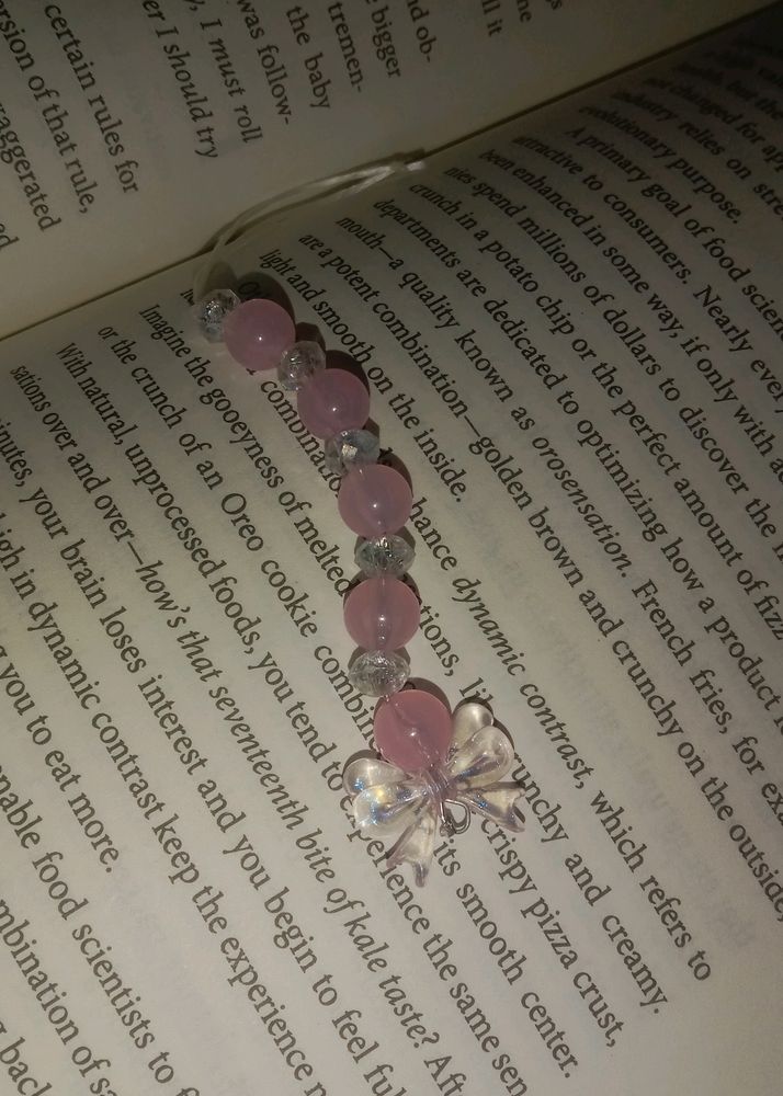 Pink Bow Phone Charm