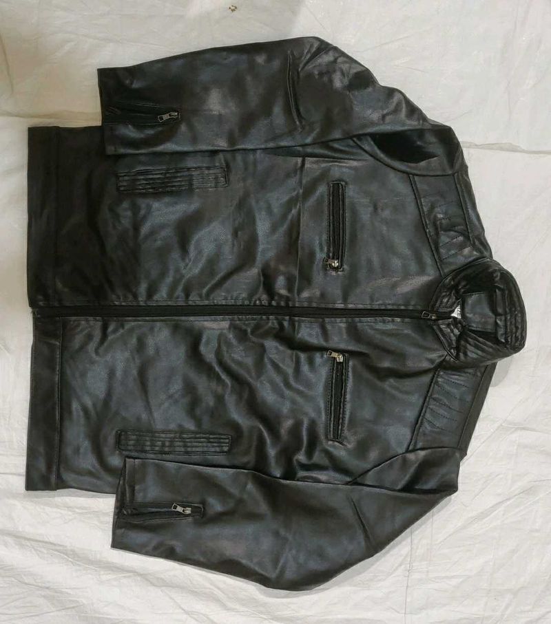 Classic Black Leather Jacket