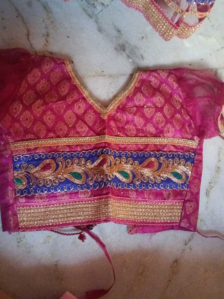 Embroidered Pink Blouse