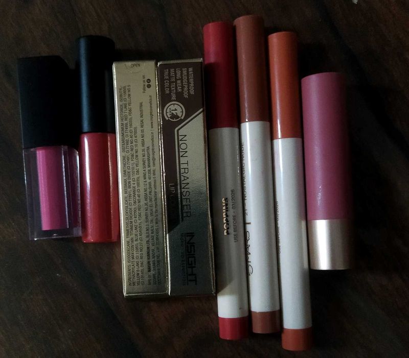 Combo Of 8 Lipsticks