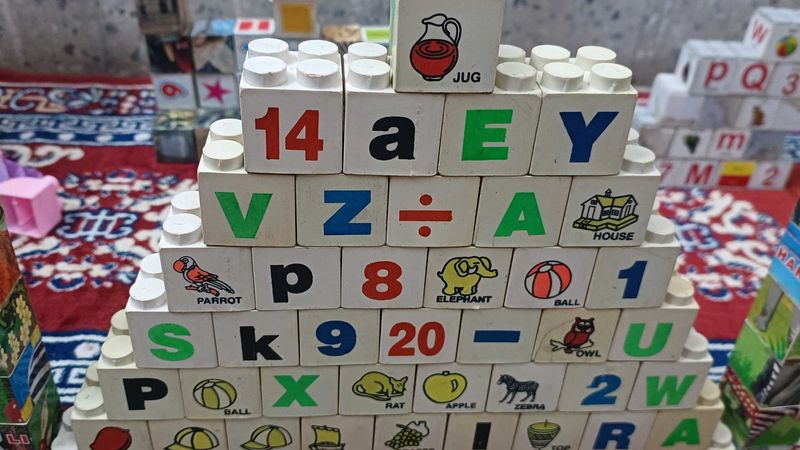 Well Maintained Toy Building Blocks
