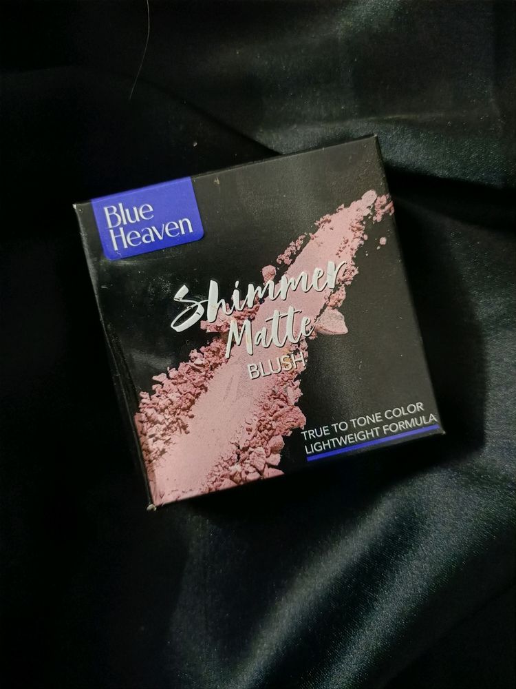 Blue Heaven Shimmer Matte Blush