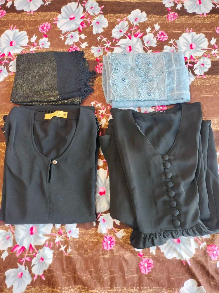 Combo Of 2 Abaya With Scarf