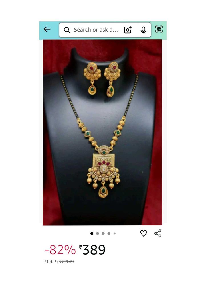 Designer Jewelry Set - Necklace &amp; Earrings
