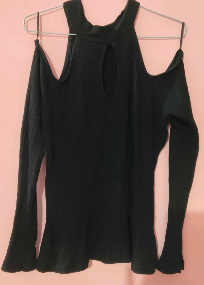 Black Off Shoulder Top