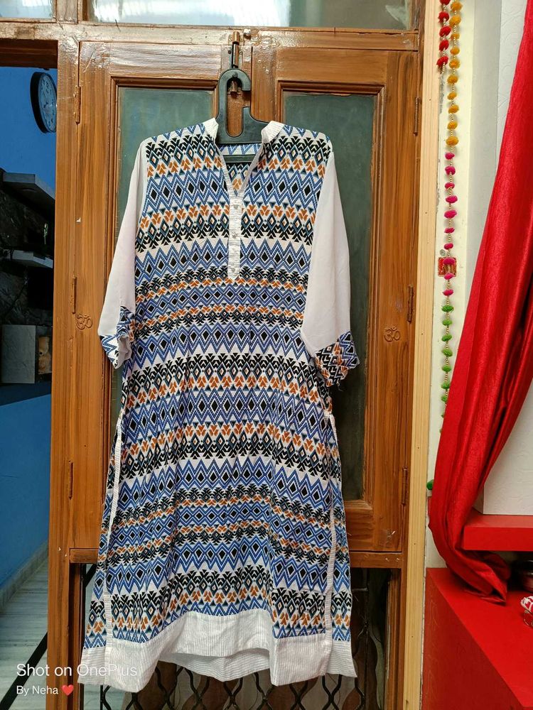 Xxl Size Kurti Elegant Peice