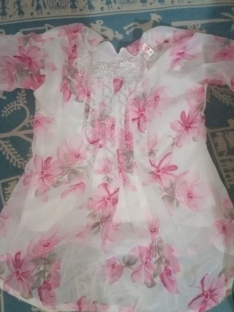 Floral Print Tunic Top