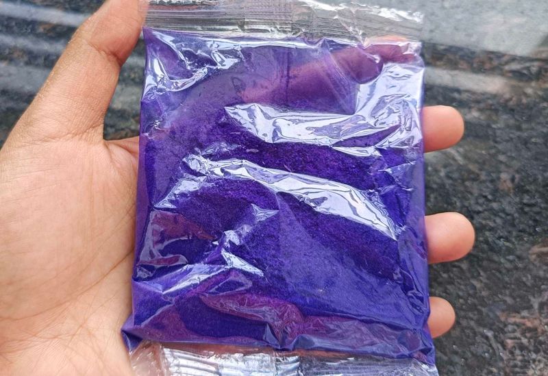 Purple Rangoli colour 💜