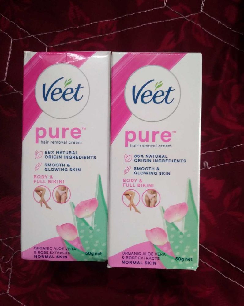 Veet Pure Hair Removal Cream - 2 Pack