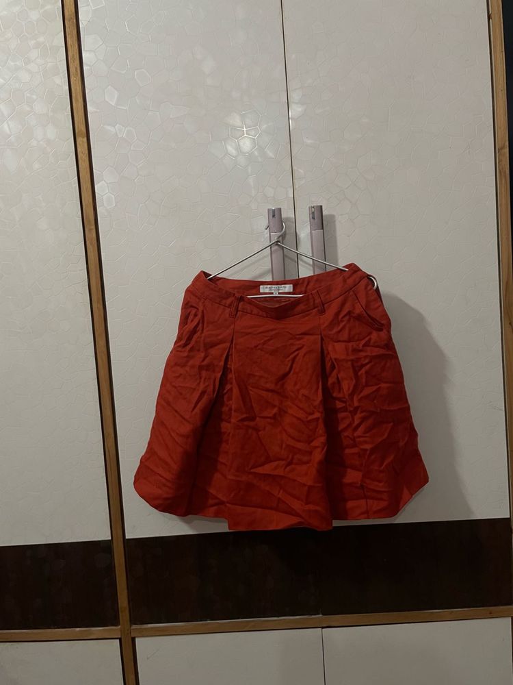 Red tennis Skirt