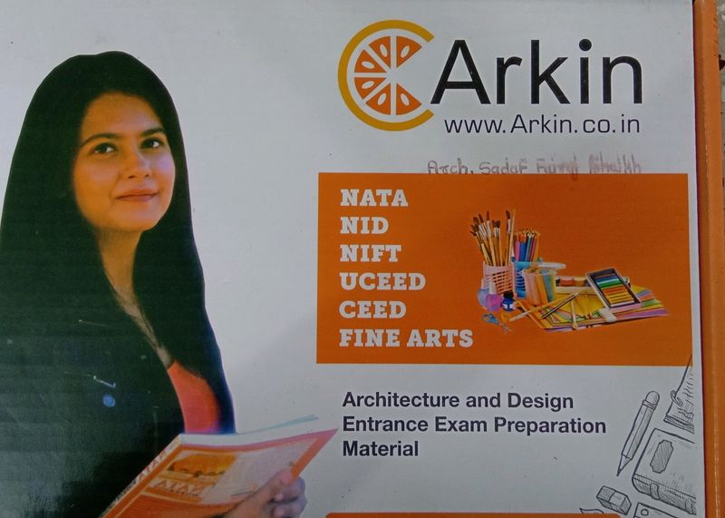 Nata,NID, NIFT &amp; UCEED Preparation Books By Arkin