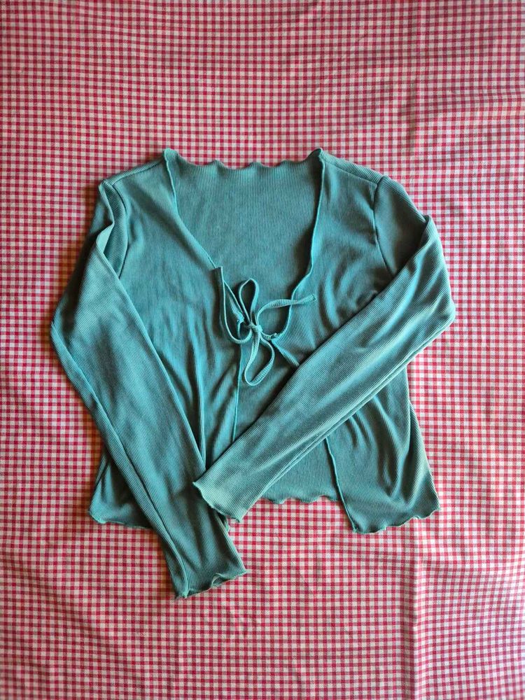 Green Cardigan