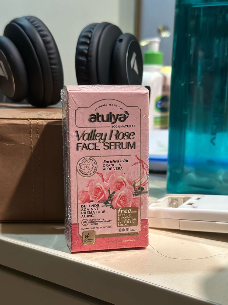 Atulya Valley Rose Face Serum – 100% Natural | 30m