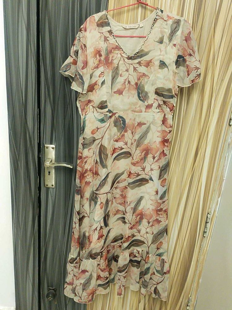 Floral Print Midi Dress