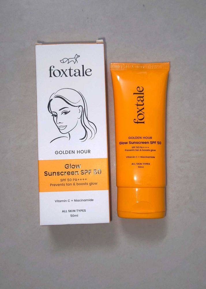 Foxtale Golden Hour Glow Sunscreen SPF 50