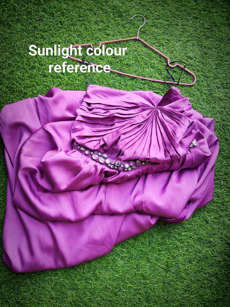 Price Reduced- Beautiful And Luxurious Satin Gown