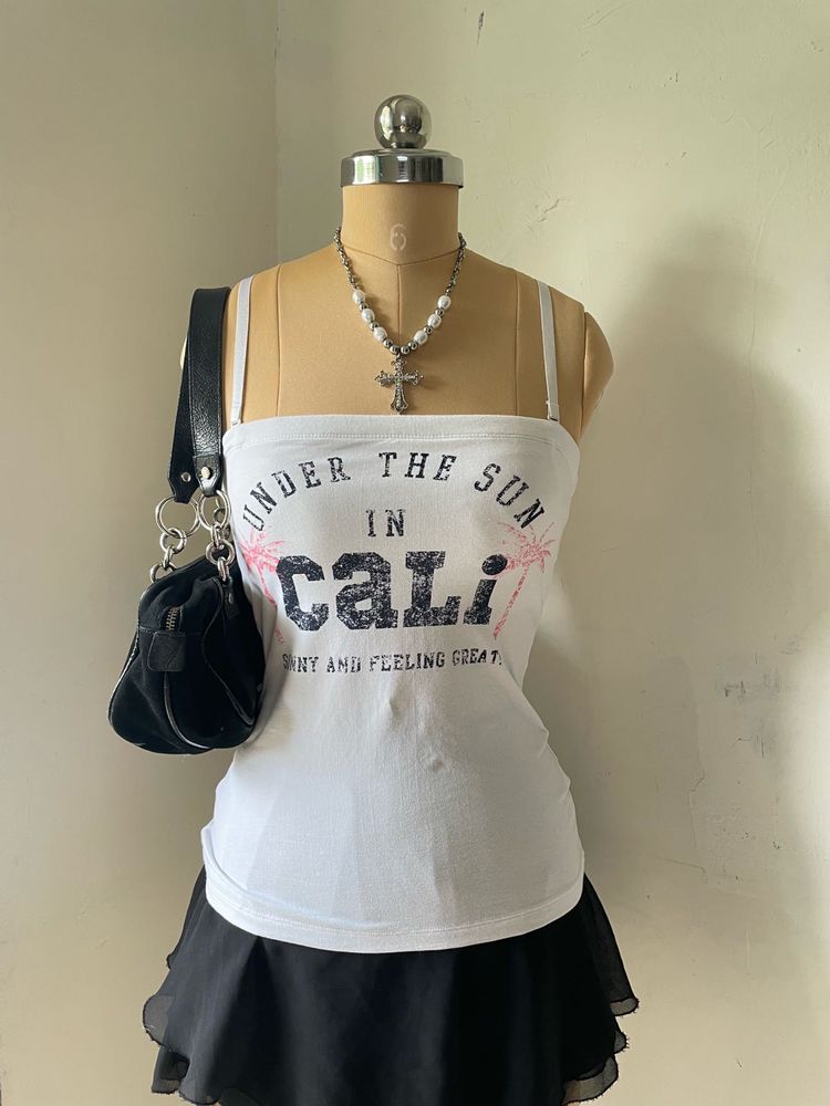 White Cami Top🌼