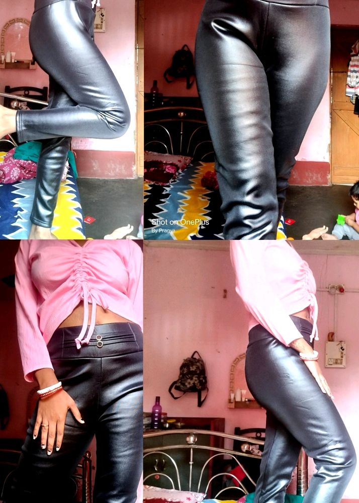 Black Faux Leather Pants🖤