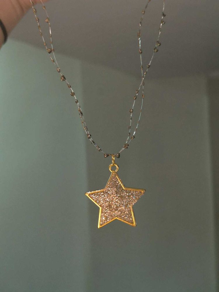 Two In One Resin Star Necklace