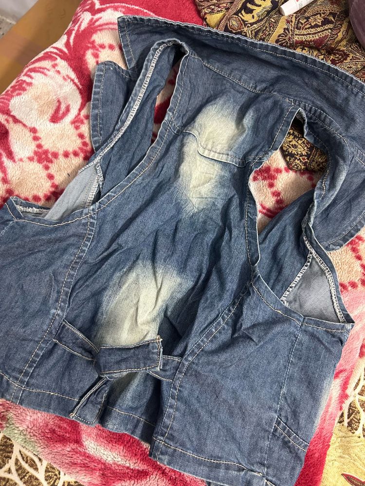 Denim Sleeveless Top