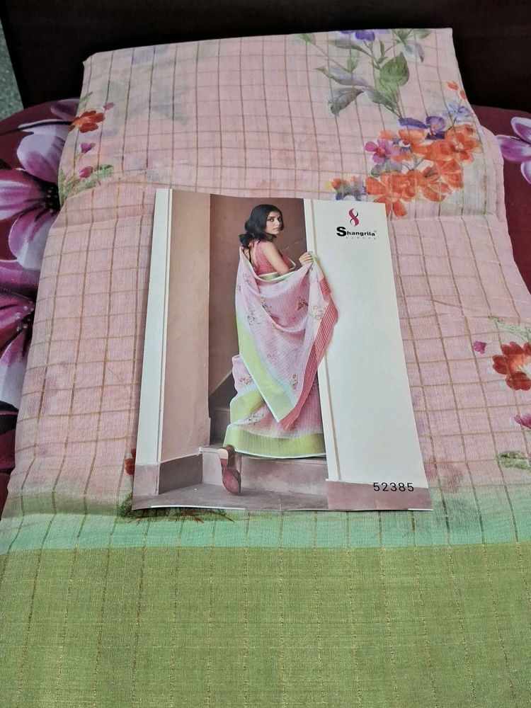 Elegant Floral Saree