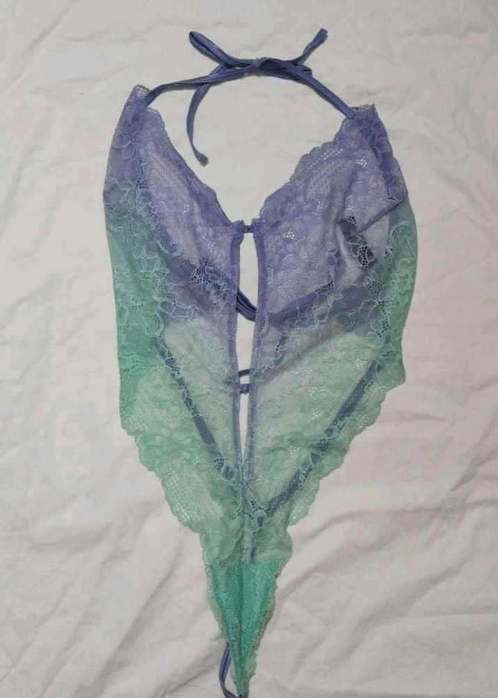 Lace Halter Bodysuit