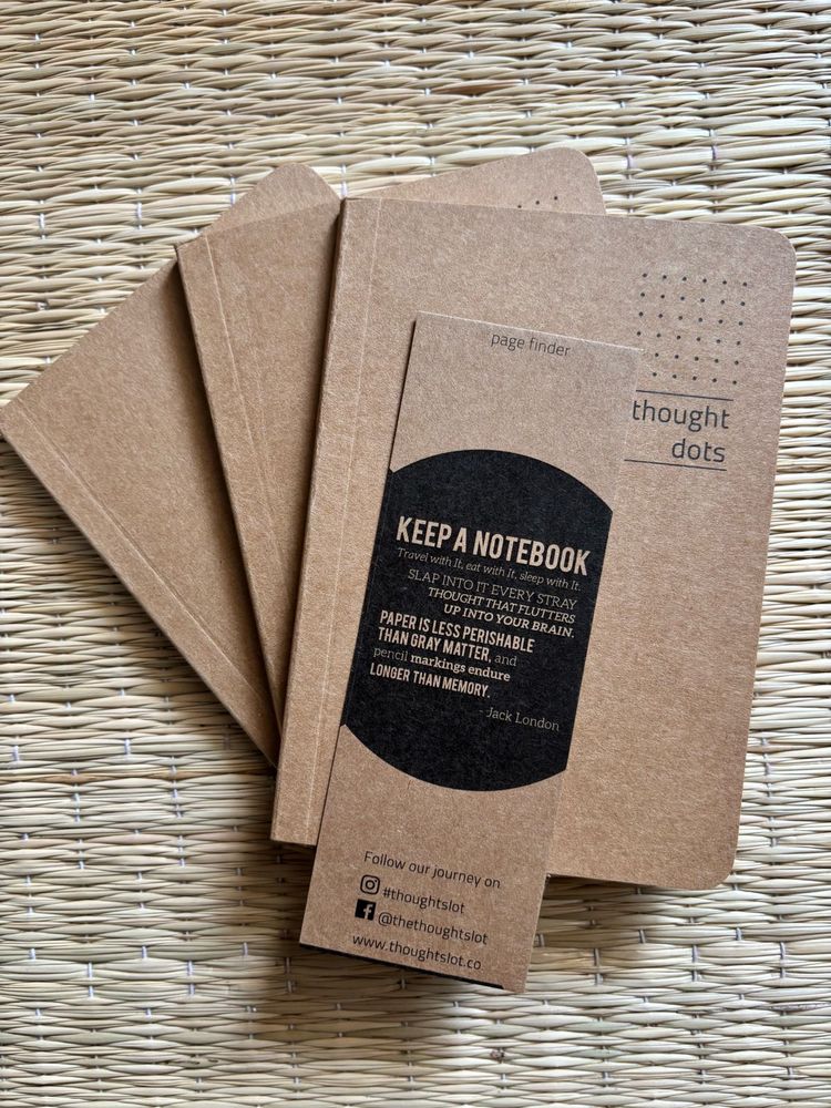 Dotted Notebooks A6 Size (Set of 4)