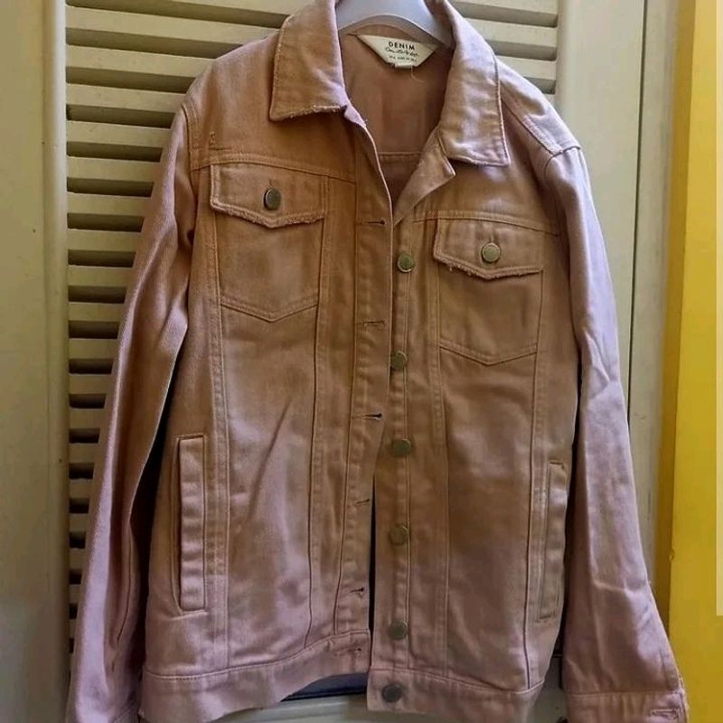 Pink Denim Jacket