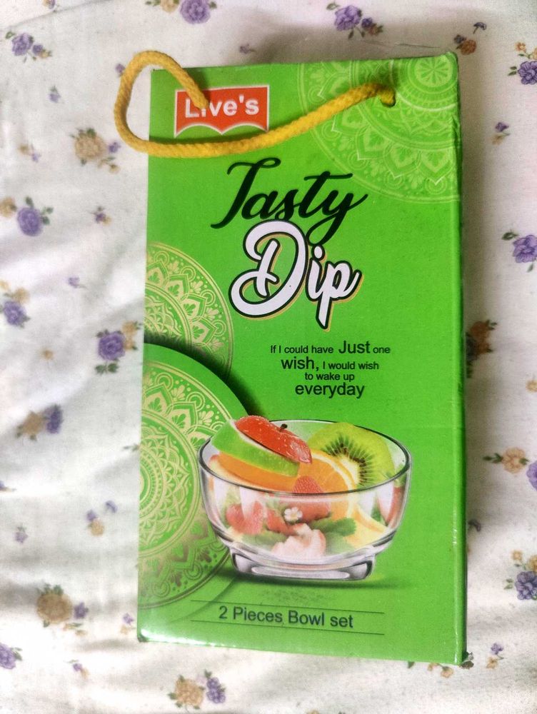 Live&#39;s Tasty Dip 2-Piece Bowl Set