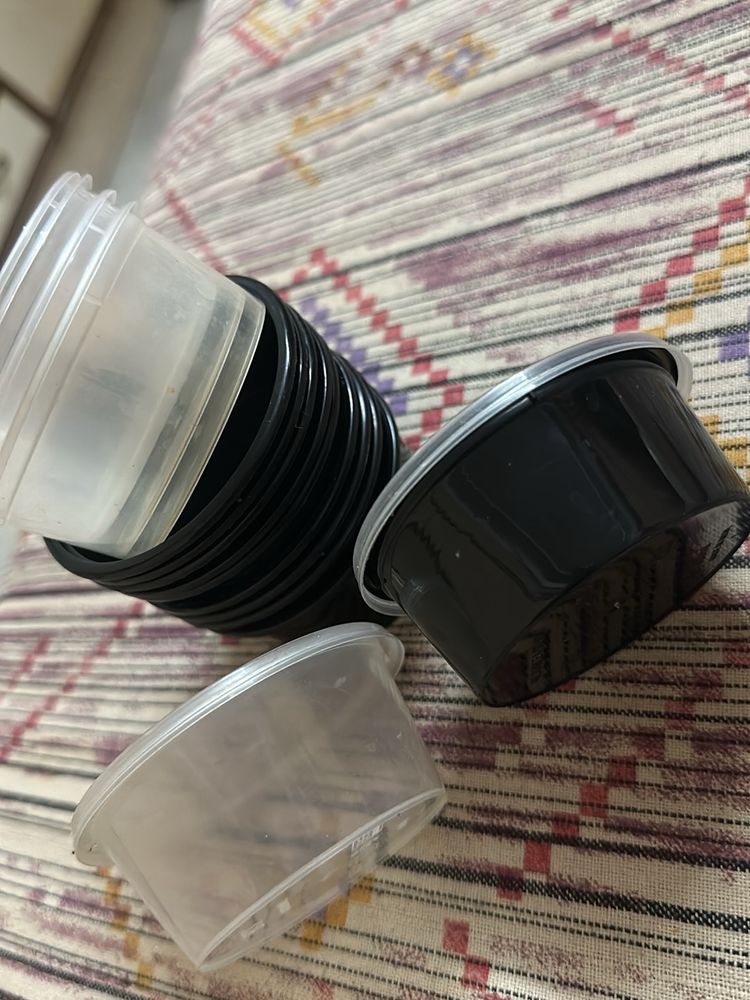17 Small Boxes — 10 Black &amp; 5 Transparent &amp; 2 More