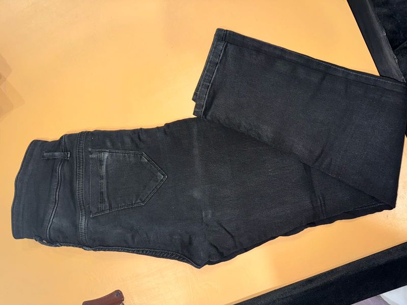 28 Waist Knee Ribbed Jeans For Women