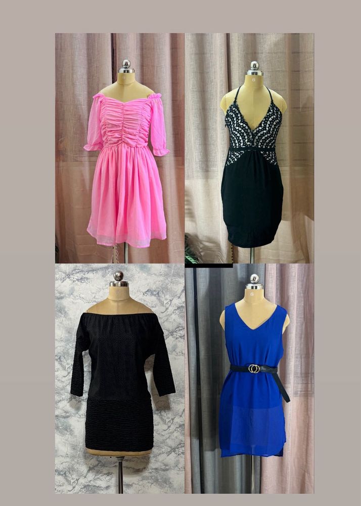 Combo Of 4 Dresses