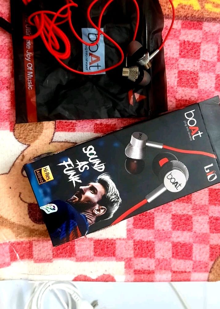 BOAT MESSI EDITION EARPHONES SOUND AS FUNK