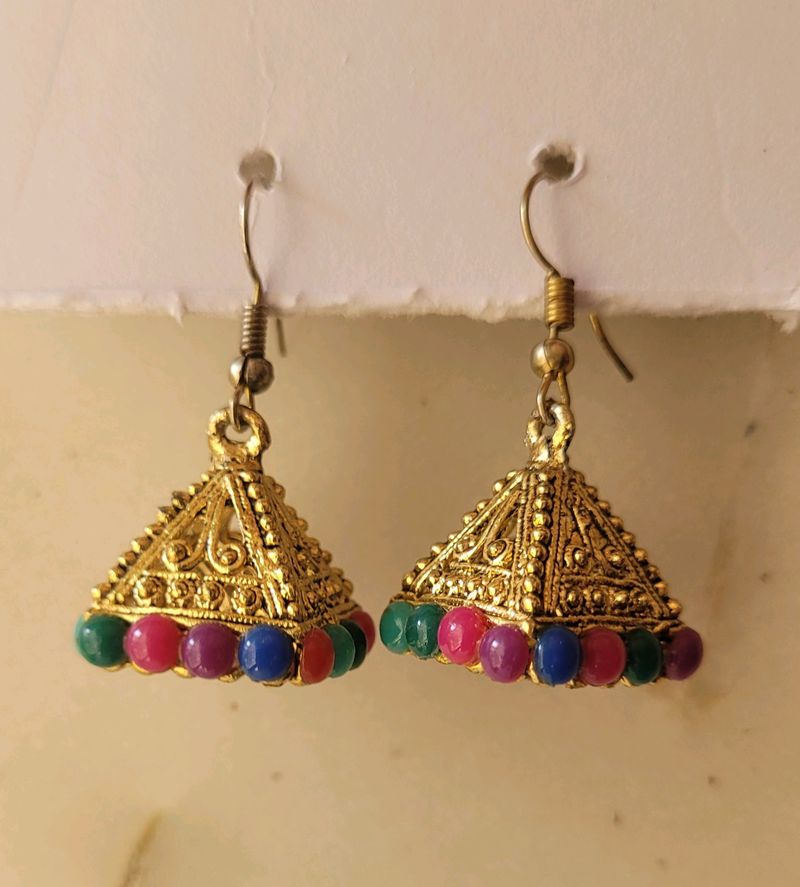 Jhumka Earrings Perfect For Everyday &amp; Wedding