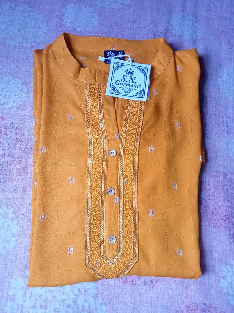 Yellow Kurta For Haldi