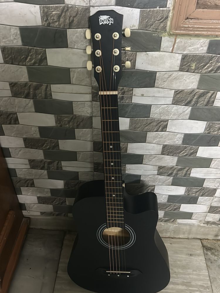 Black Guitar Super New Condition