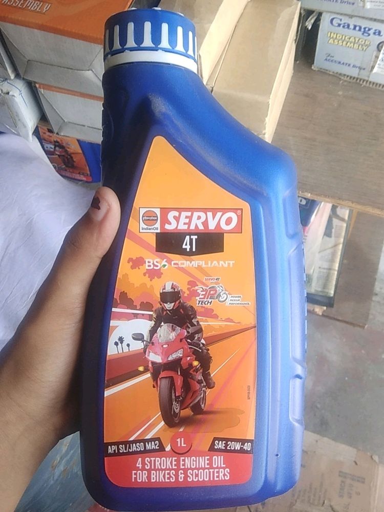 Servo 4T 4 Stroke Engine Oil For bikes And Scooter