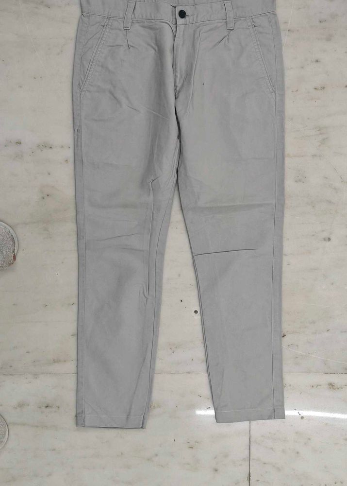 Men's Casual Grey Trousers
