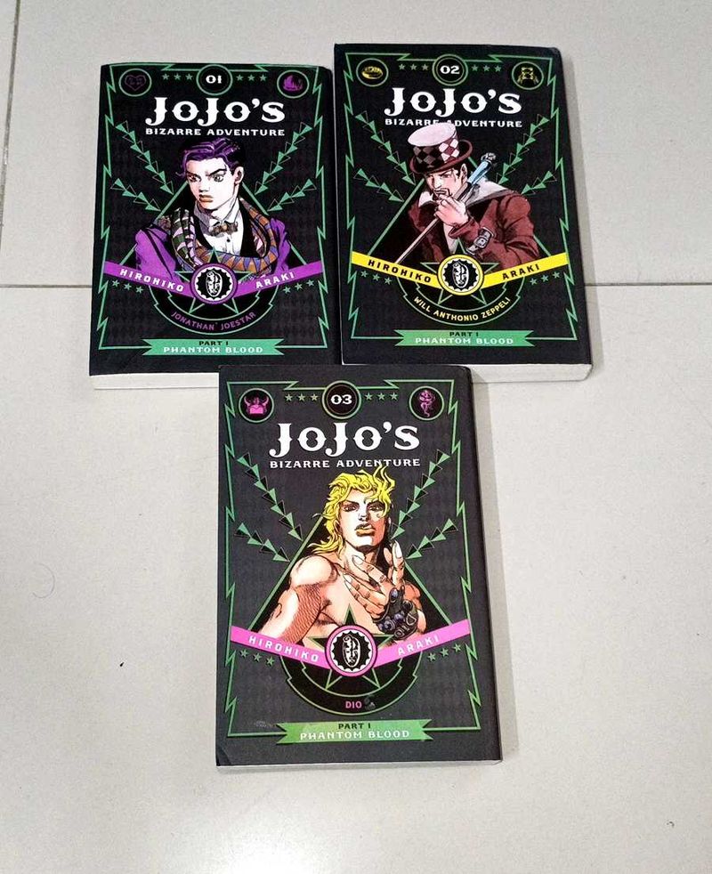 JoJo&#39;s Bizarre Adventure Manga Set