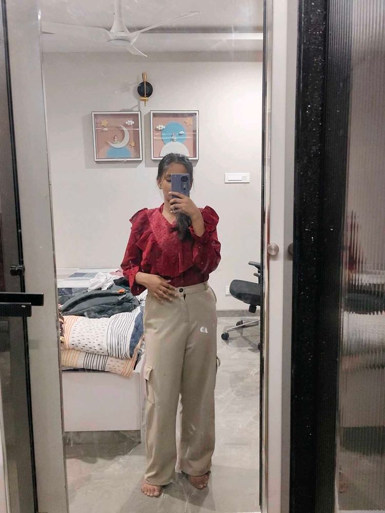 Red Colour Top