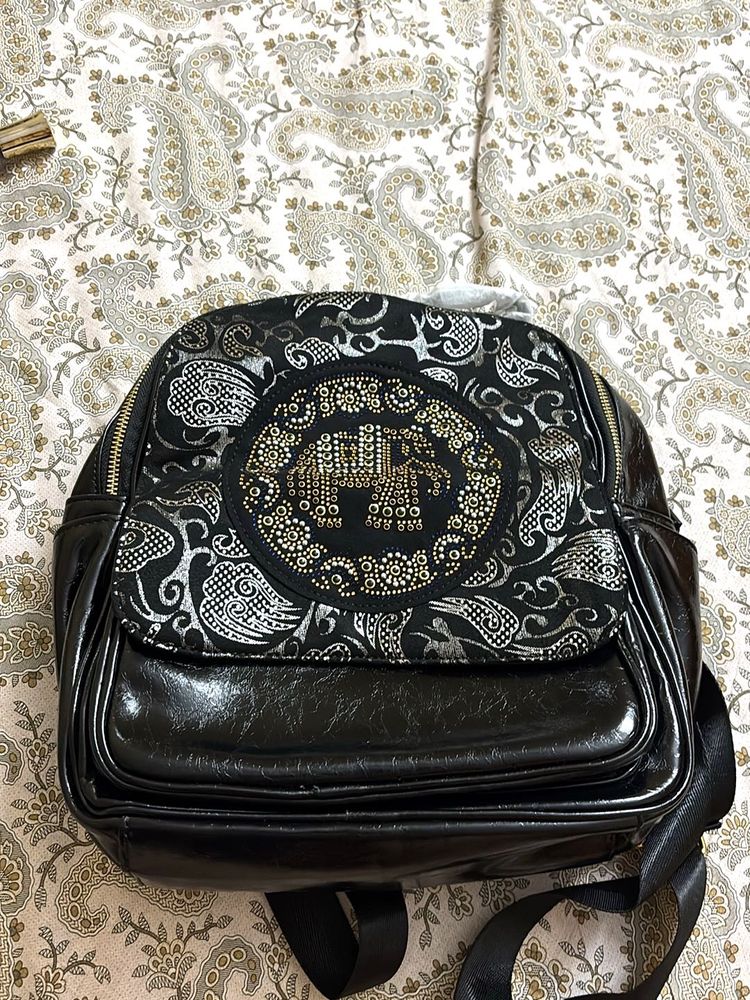 Elephant Design Backpack