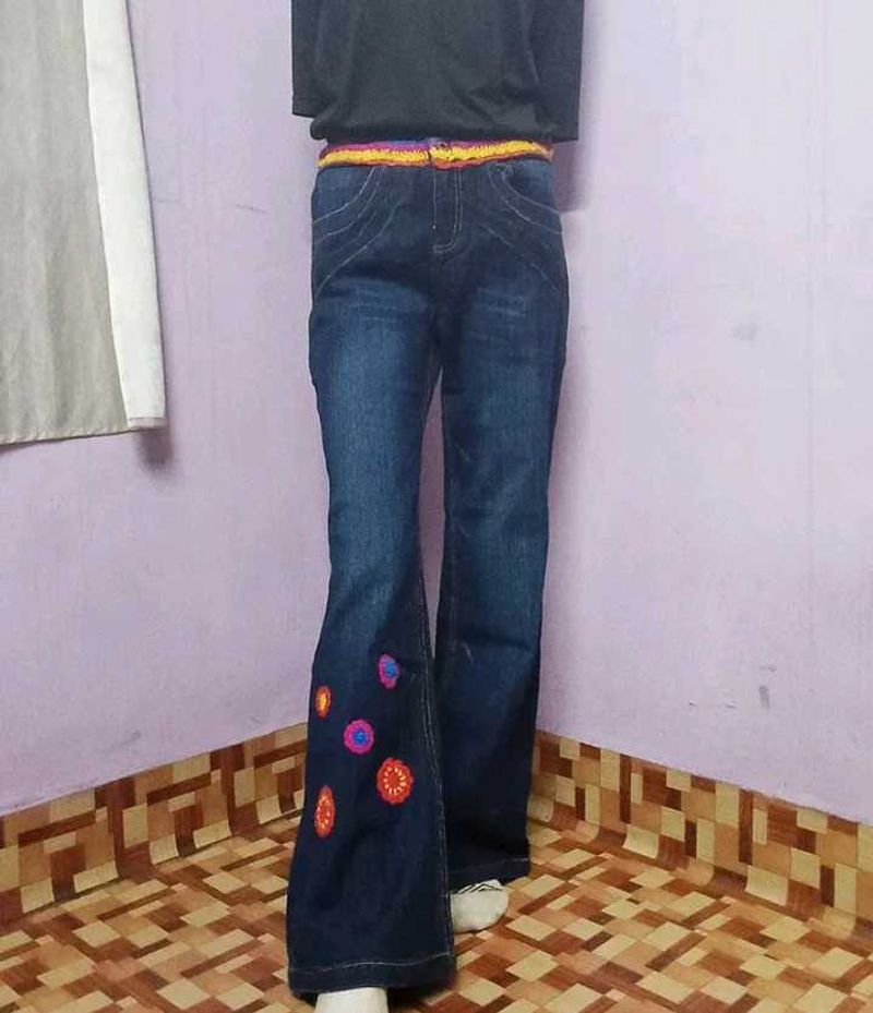 Thrift Embroidery Pants