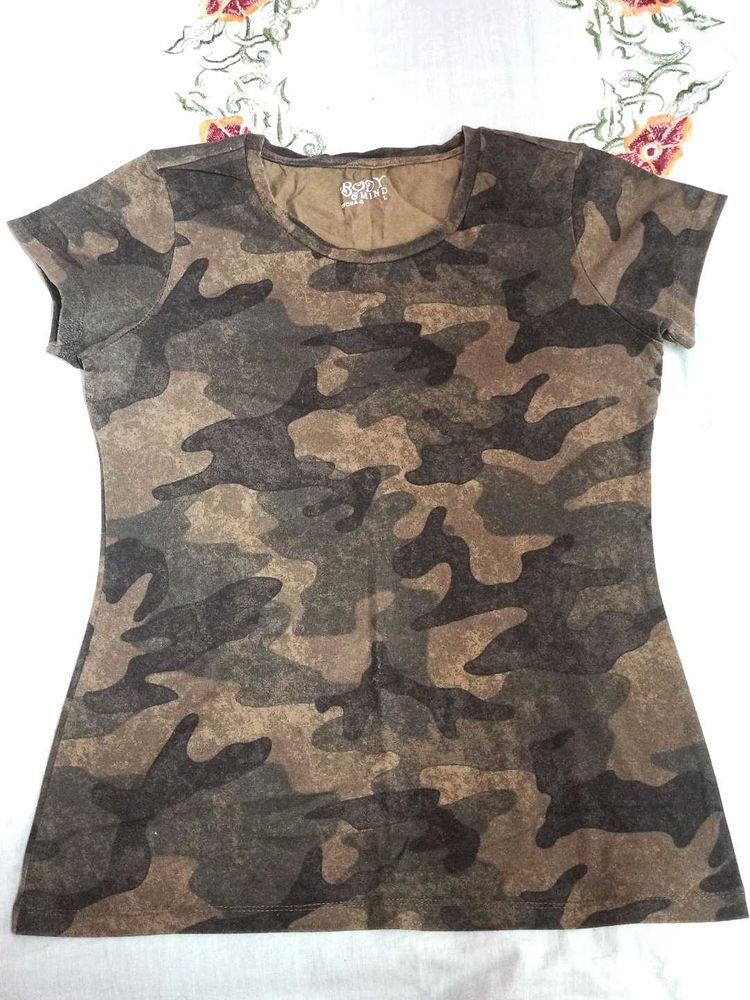 Cargo Print Tshirt For Women