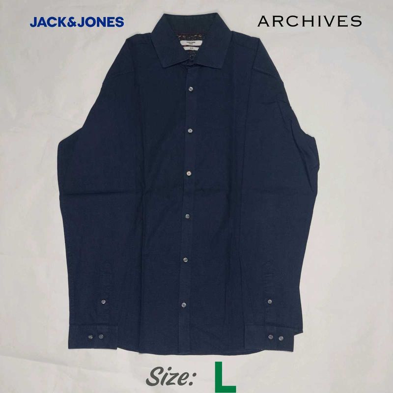 JACK&amp;JONES Navy Blue Shirt