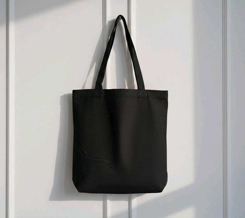 Stylish Black Tote Bag