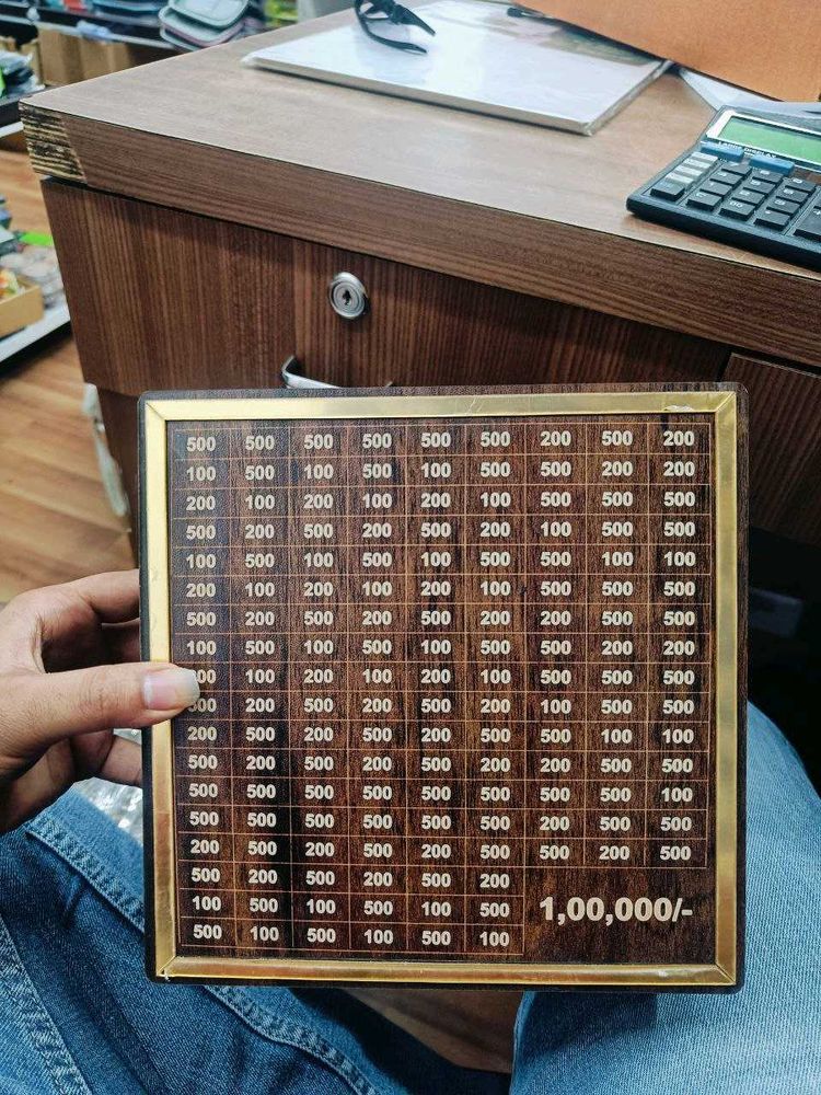 Wooden Money Saving Box❤️‍🩹😍