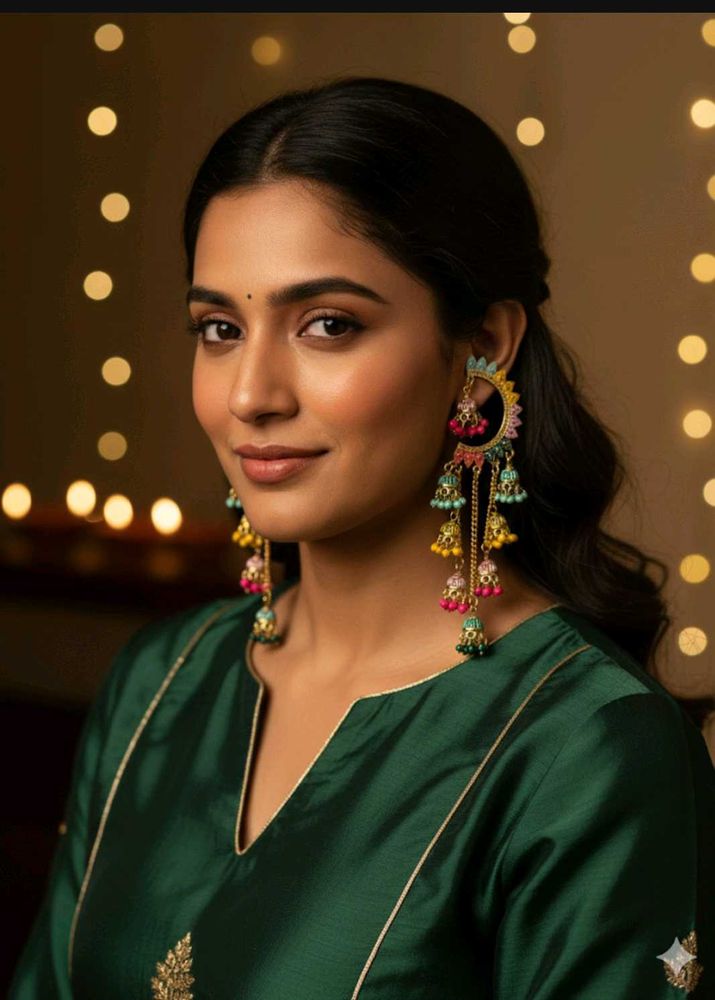 Colorful Jhumka Earrings