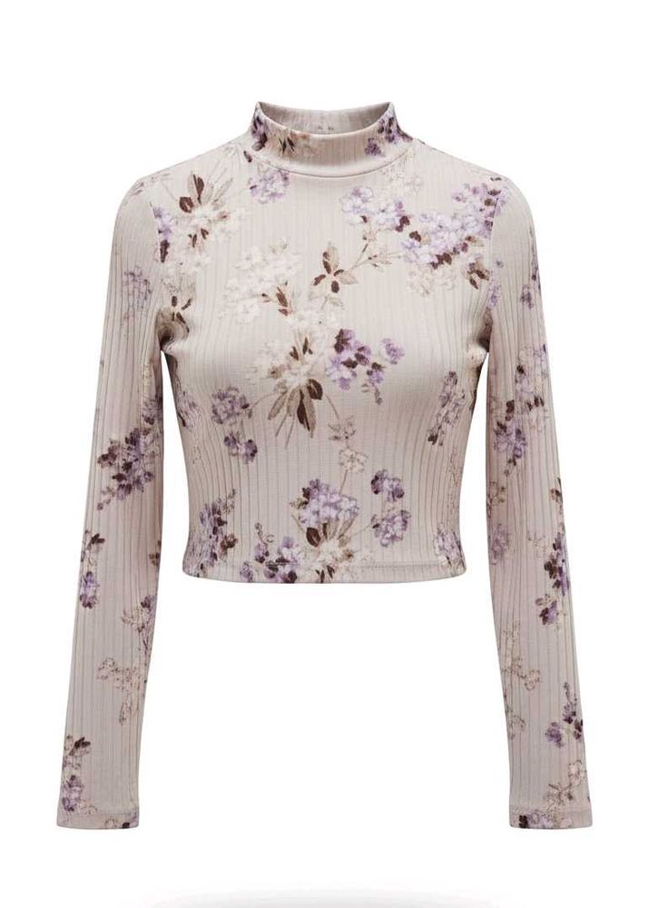 Floral Print Long Sleeve Top